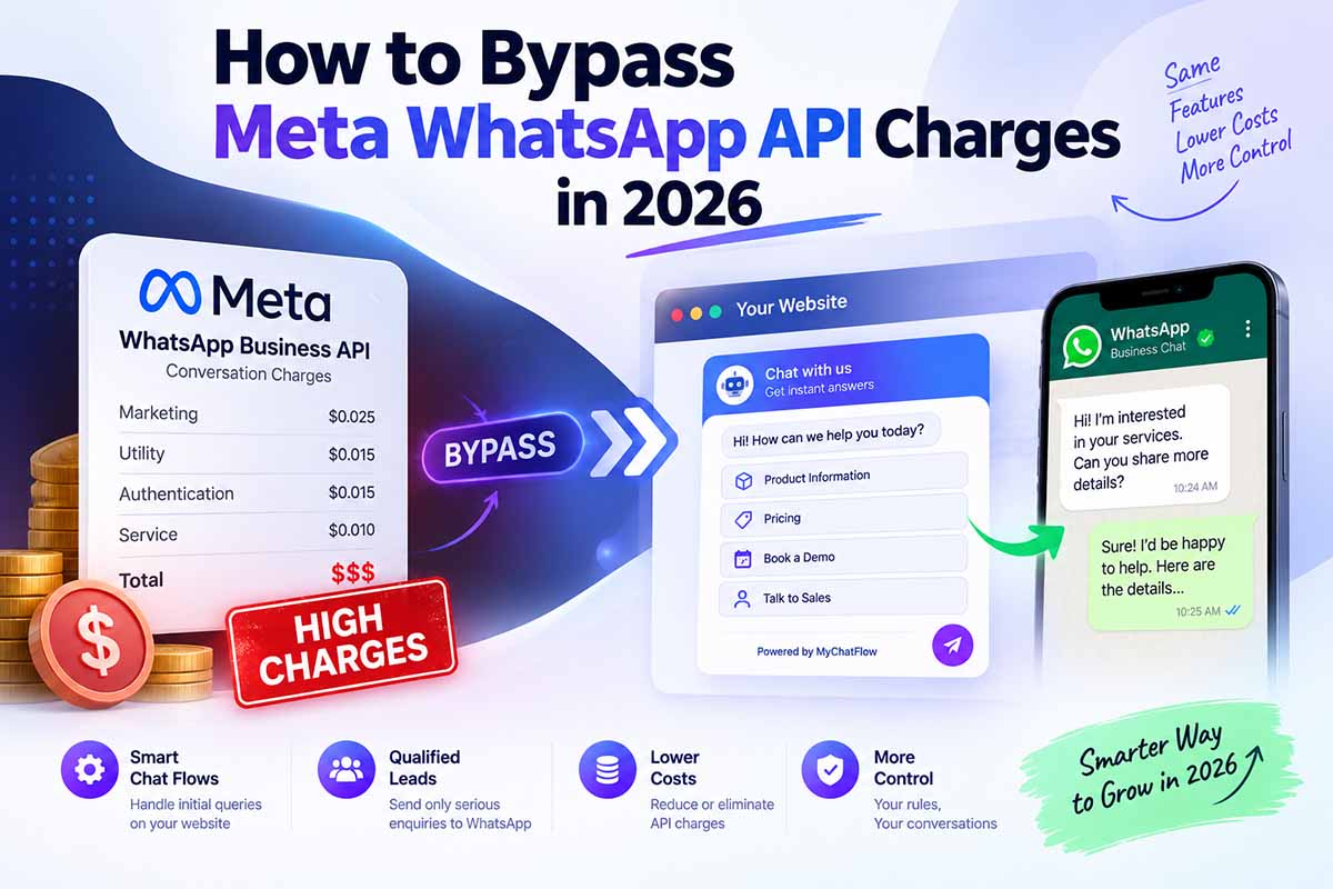 How to Bypass Meta WhatsApp API Charges in 2026